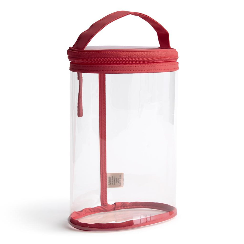 Vera Bradley Transparent TPU Lotion Storage Bag in Cayenne Color