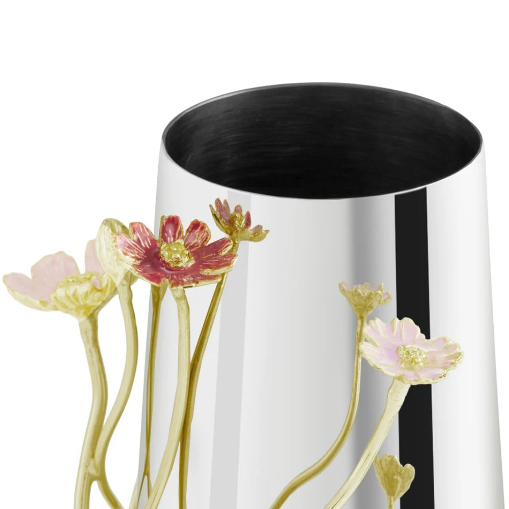Michael Aram Hand - Enameled Wildflowers Metal Vase Collection