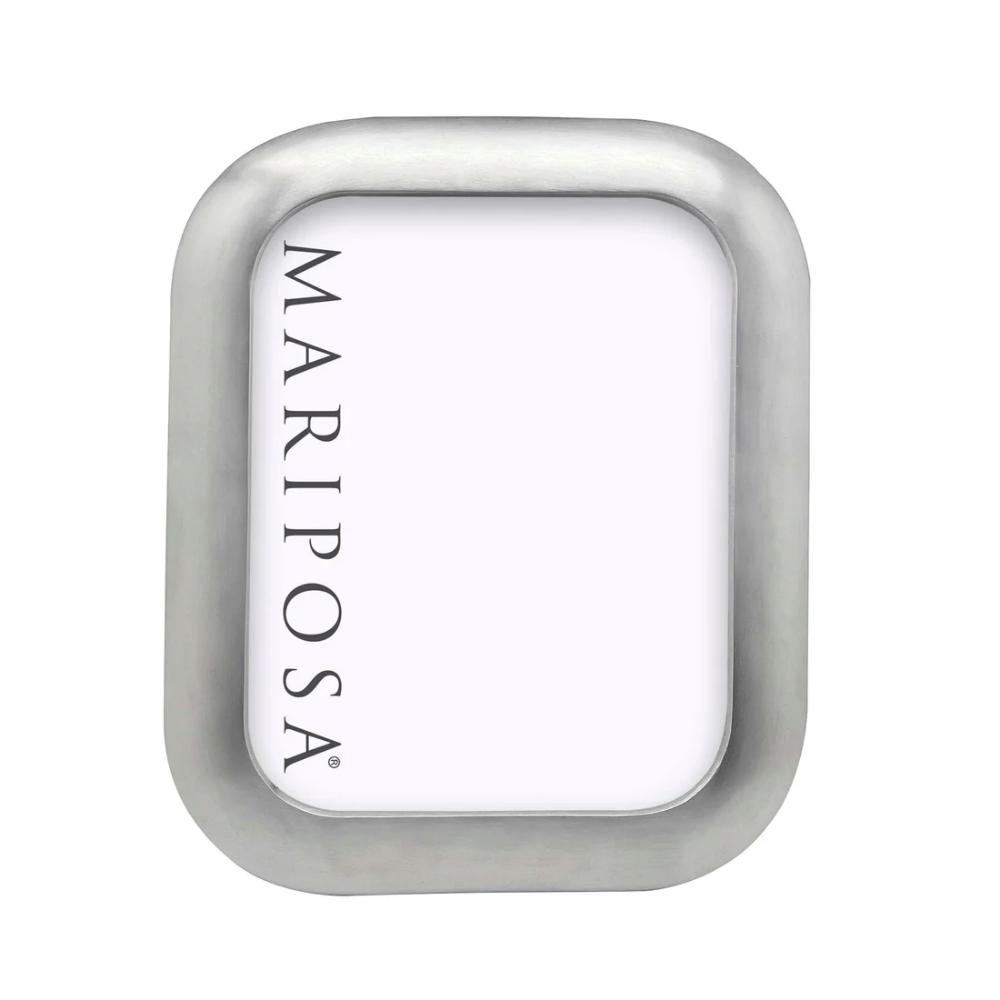 Elegant Handcrafted Round Edge Frame in Recycled Aluminum