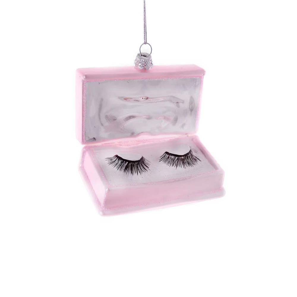 Cody Foster & Co Decorative Glass Fake Eyelashes Ornament