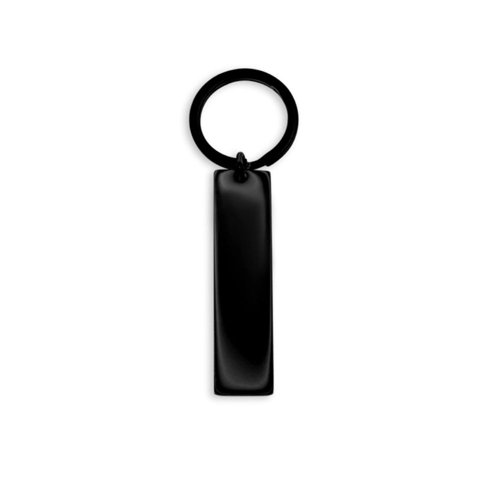 Engravable 316L Surgical Grade Stainless Steel Blank Bar Keychain