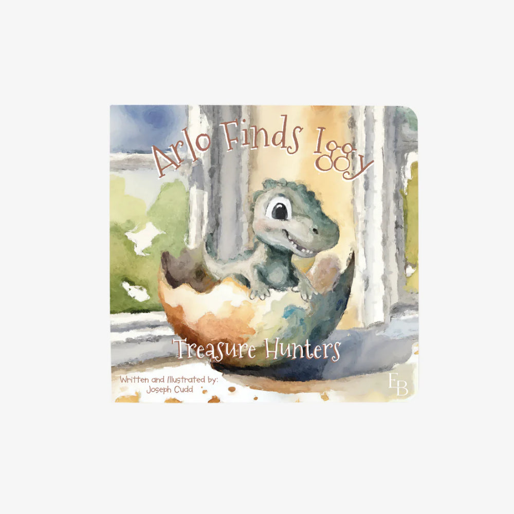 Exquisite Baby-Friendly Arlo Finds Iggy Dinosaur-Themed Board Book for Toddlers