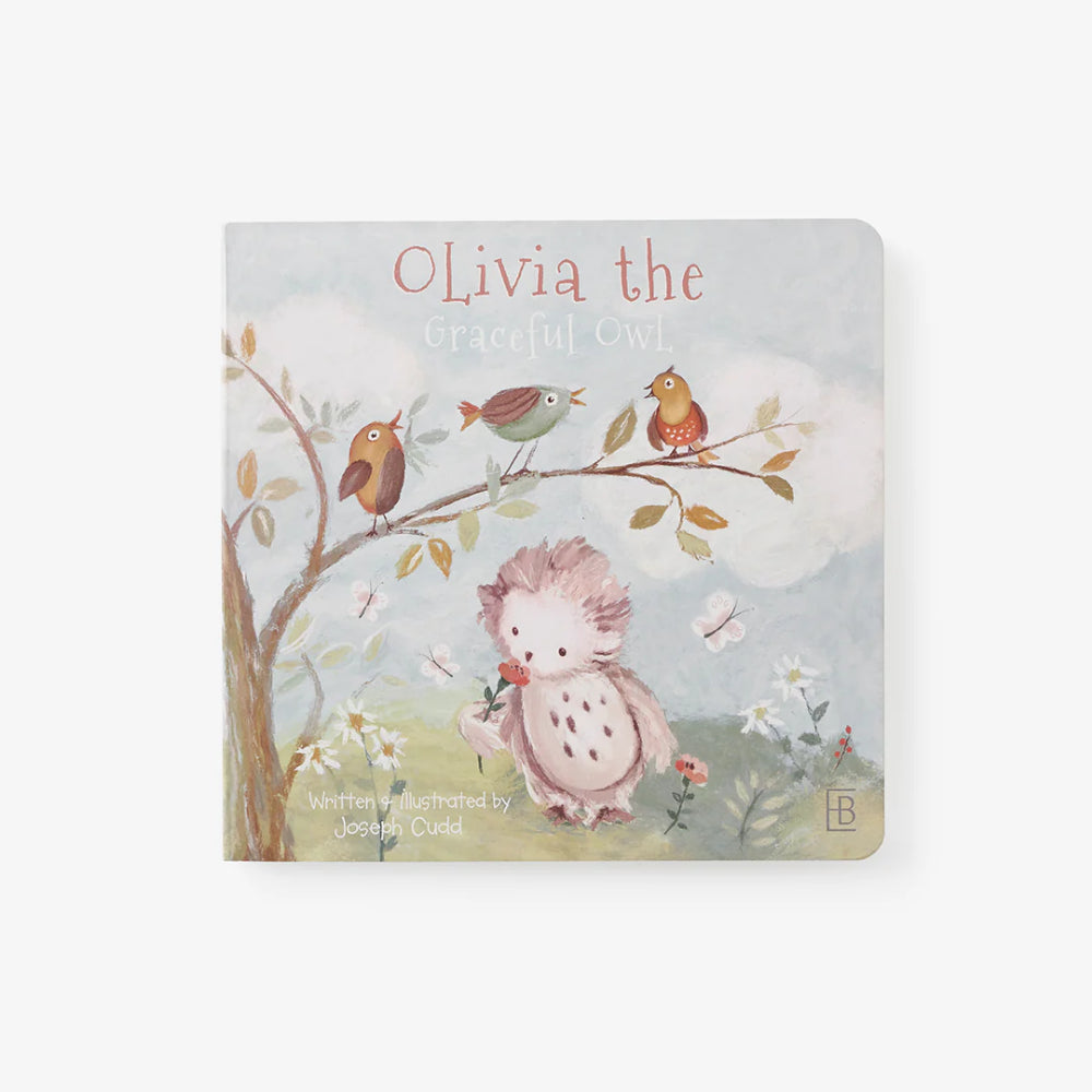 Exquisite Baby Olivia Owl Hand - Illustrated Board Book