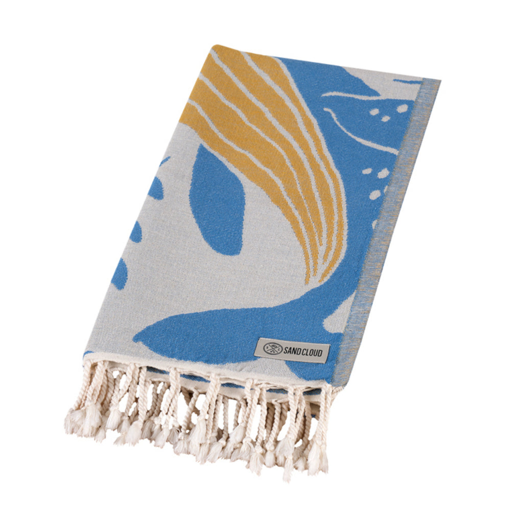 Sand Cloud Turkish Organic Cotton Barrier Reef Inspired Beach Towel