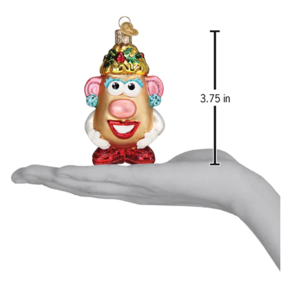 Vintage Old World Christmas Ornament of Mrs. Potato Head - A Classic Toy Decoration