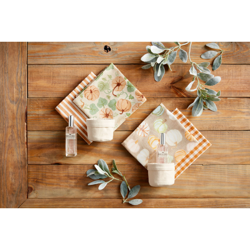 Mud Pie Gingham Gather Decorative Room Spray and Guest Towel Gift Set