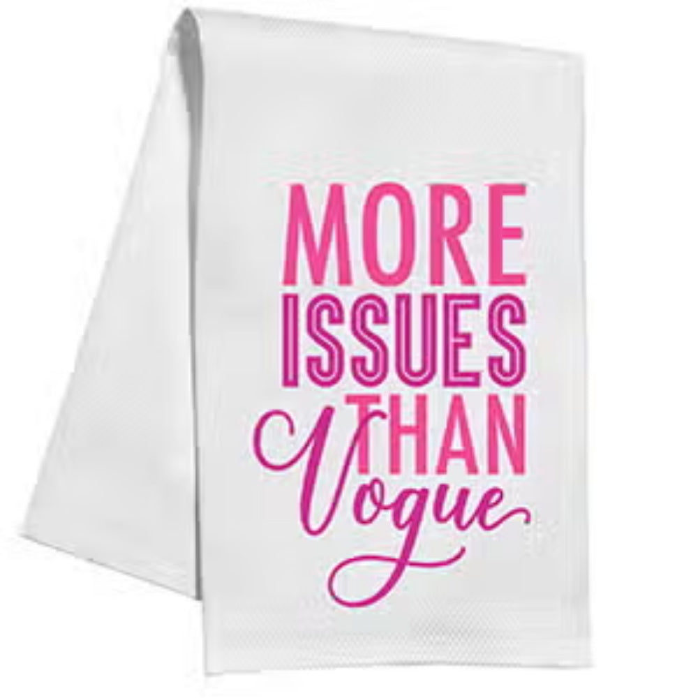 RosanneBeck Kitchen Towel with More Quirks Than Vogue Magazine