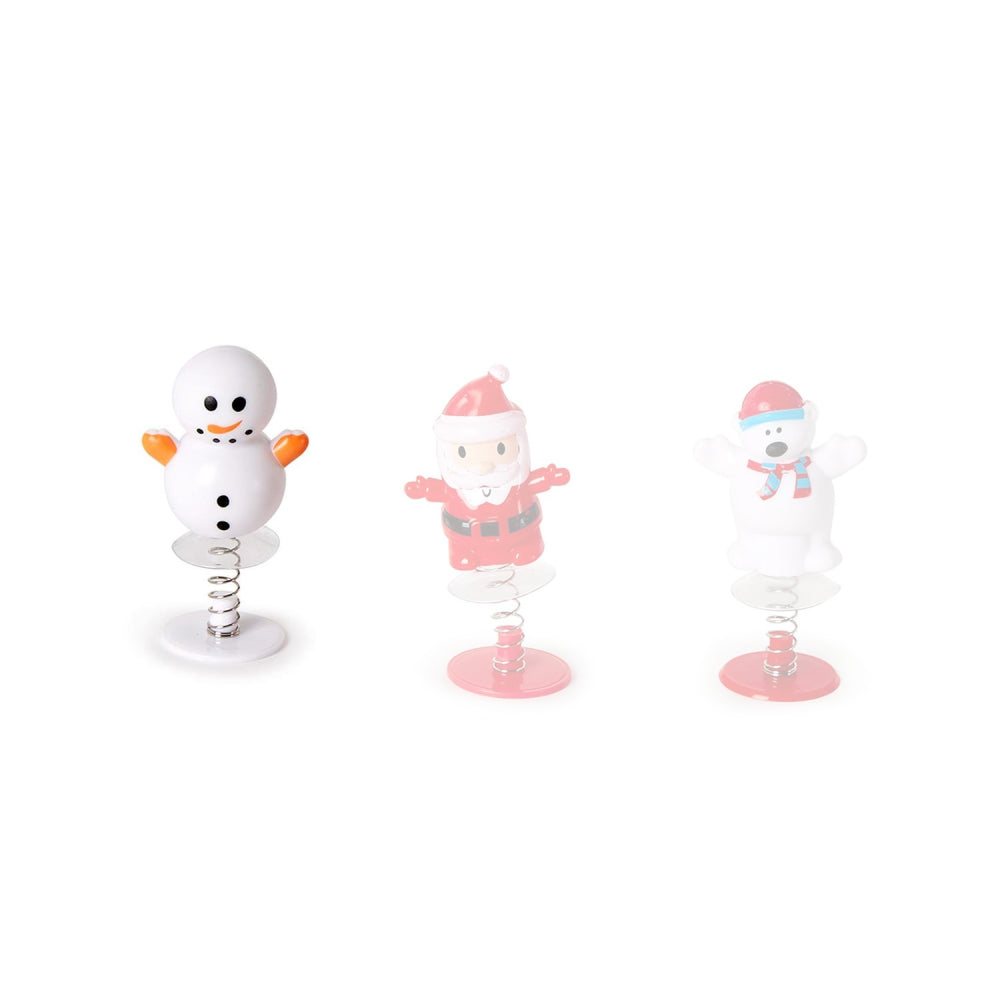 Two's Company Christmas-themed Holiday Jumper Toys for Festive Fun