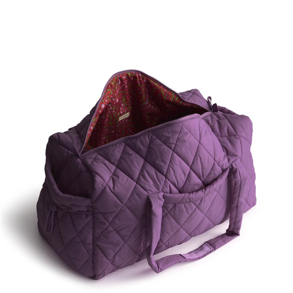 Vera Bradley Nylon Iris Orchid Large Classic Duffel Bag