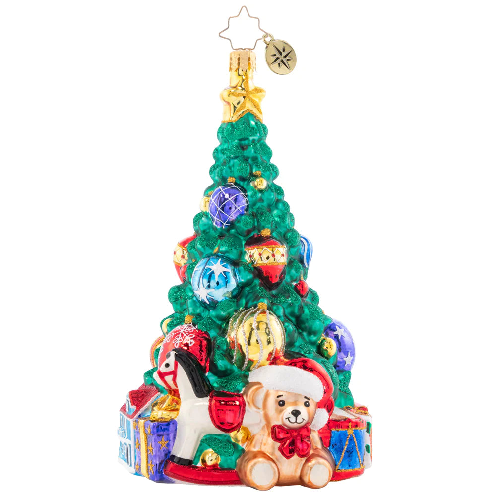 Christopher Radko Handmade Tastefully Decorated Toy - Lined Tree