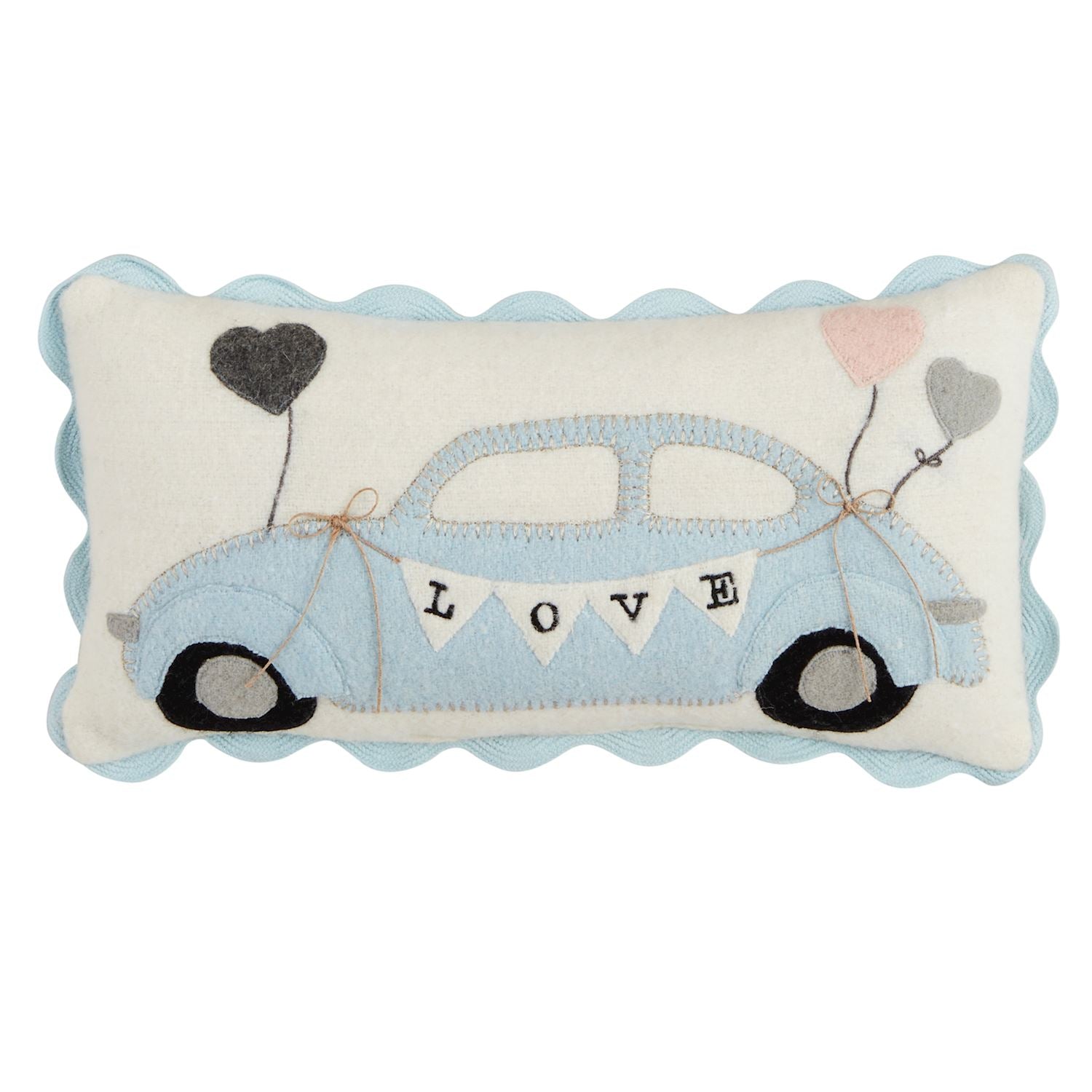 Elegant Mud Pie Felt Pillow for Wedding Decorations
