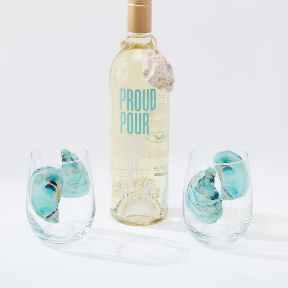 15oz Kim Hovell Providence Artistic Stemless Wine Glass