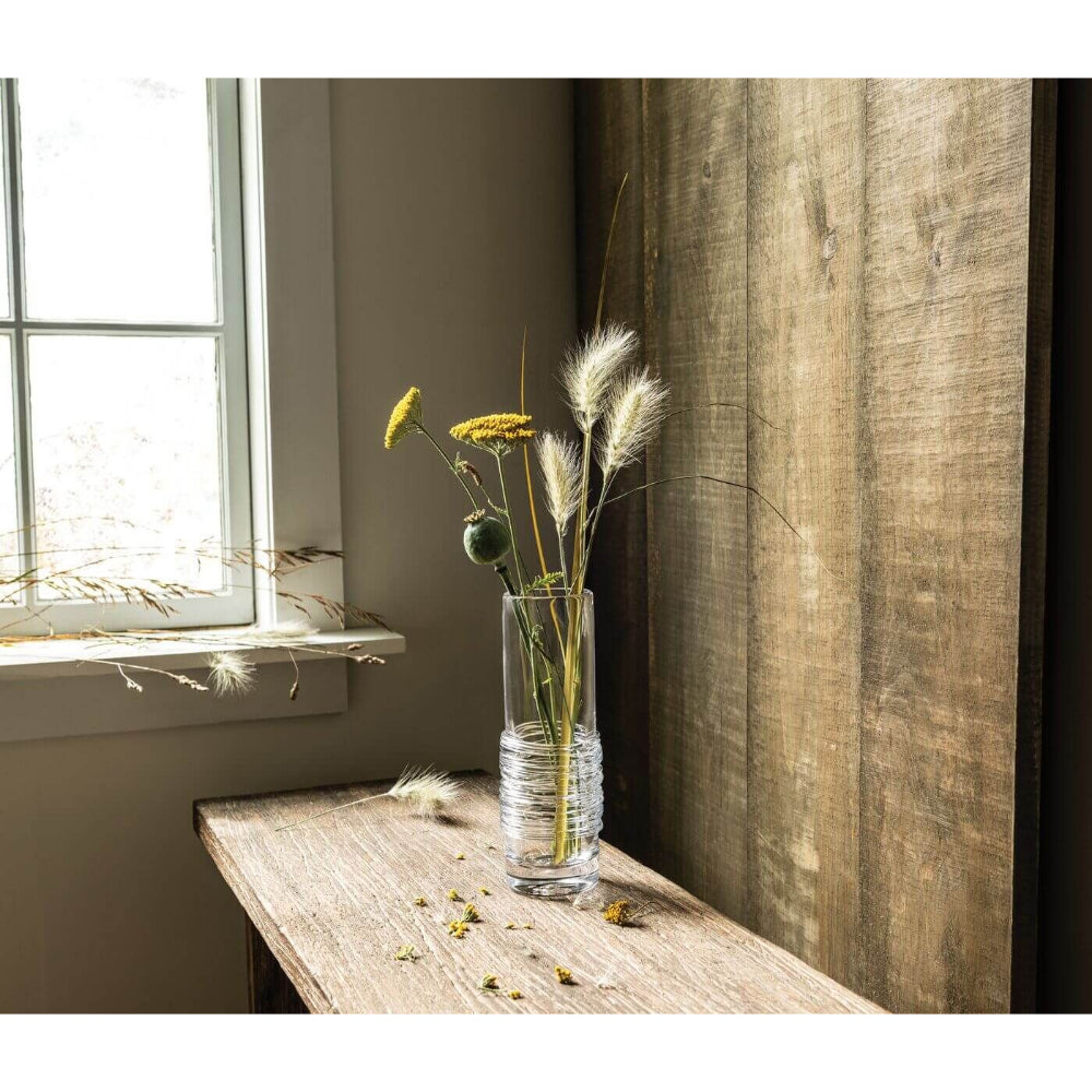 Simon Pearce Echo Lake Gathering Vase with Textured Design