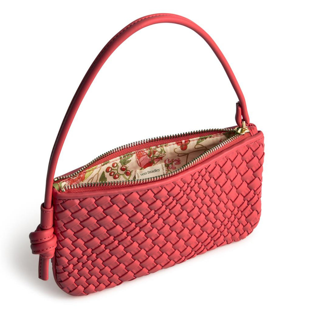 Vera Bradley Stylish Knotted Wristlet Crafted from Woven Artificial Leather for Fashionable Women