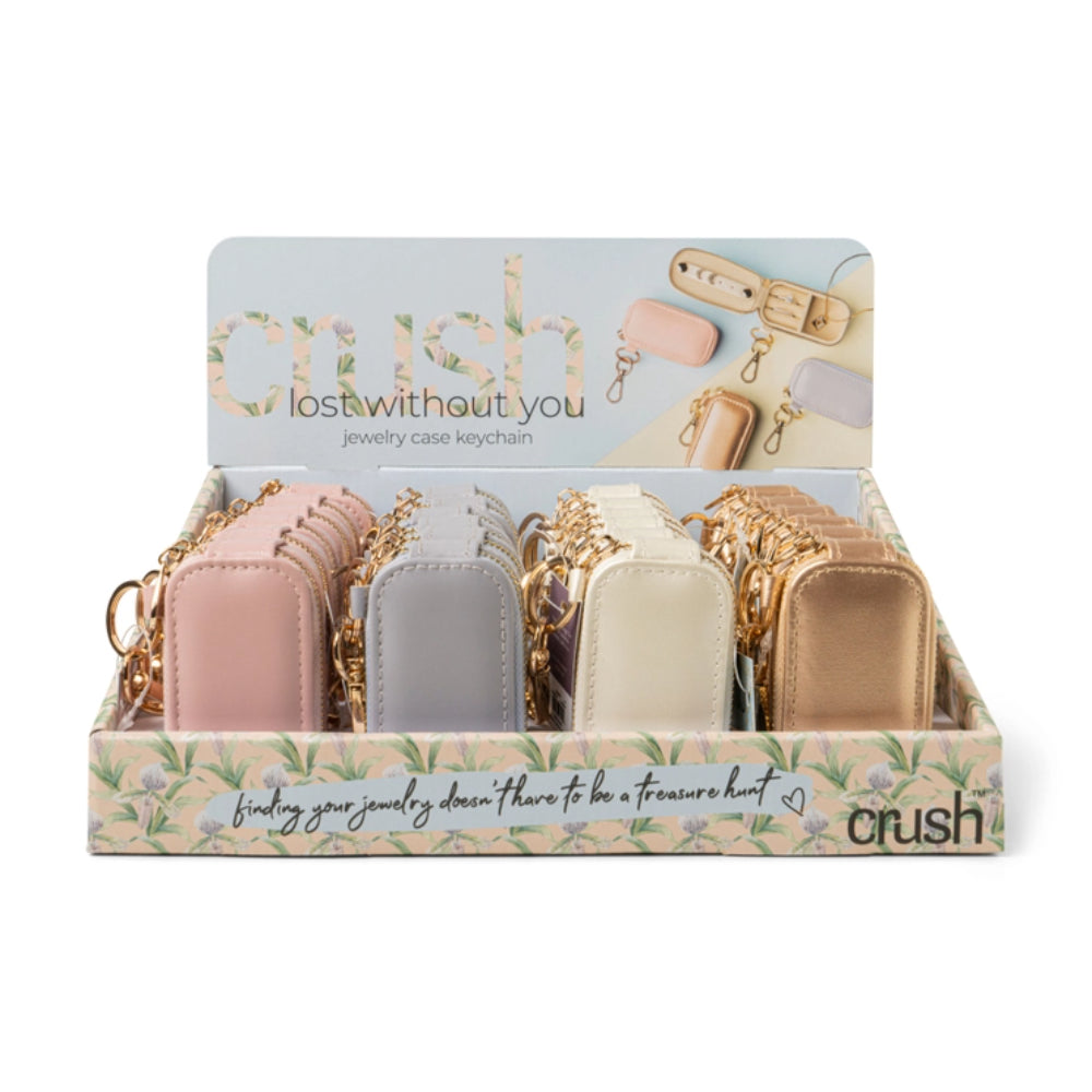Lemon Lavender Crush 'Lost Without You' Mini Jewelry Keychain Case