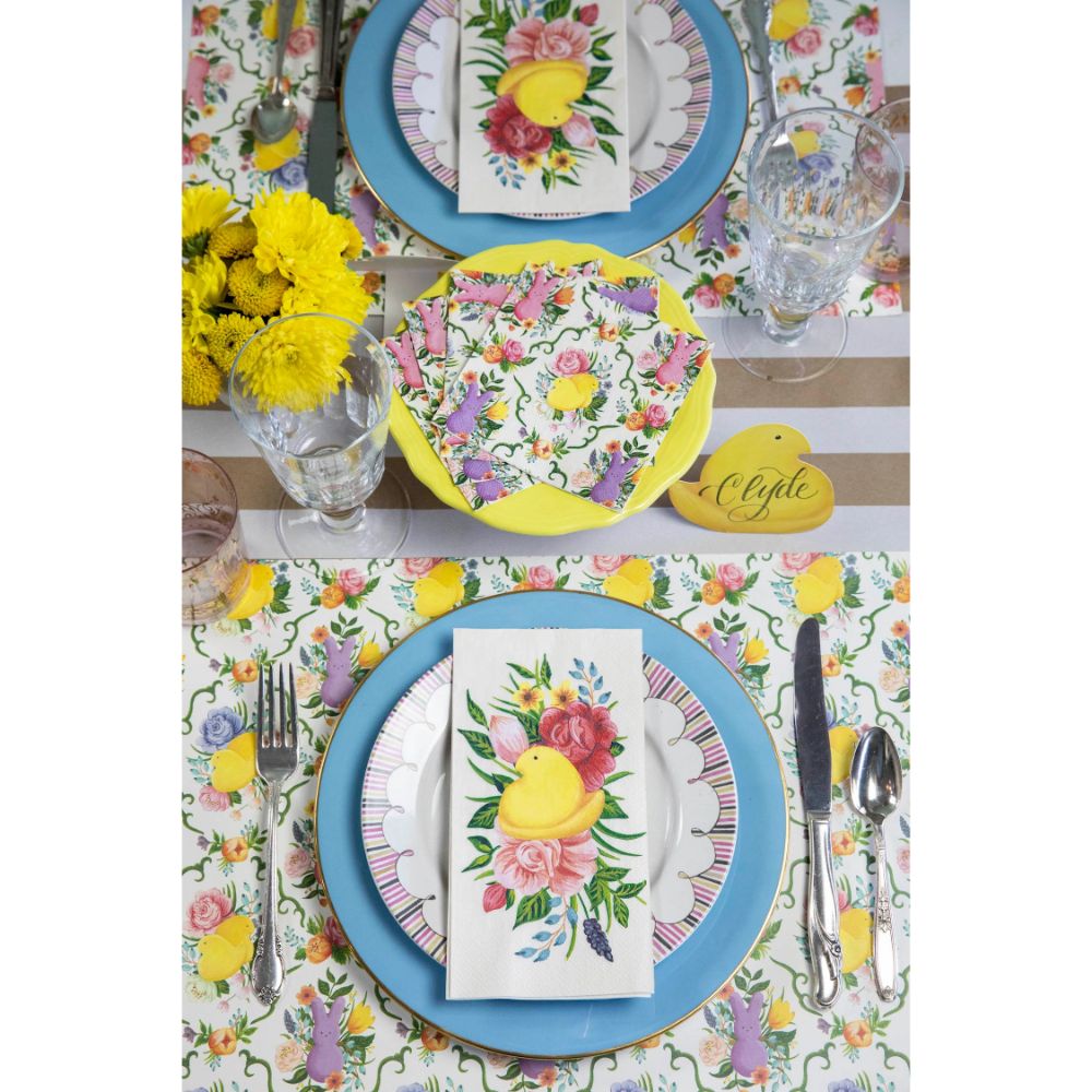 Hester & Cook Easter-themed Peeps Guest Napkins for Festive Settings