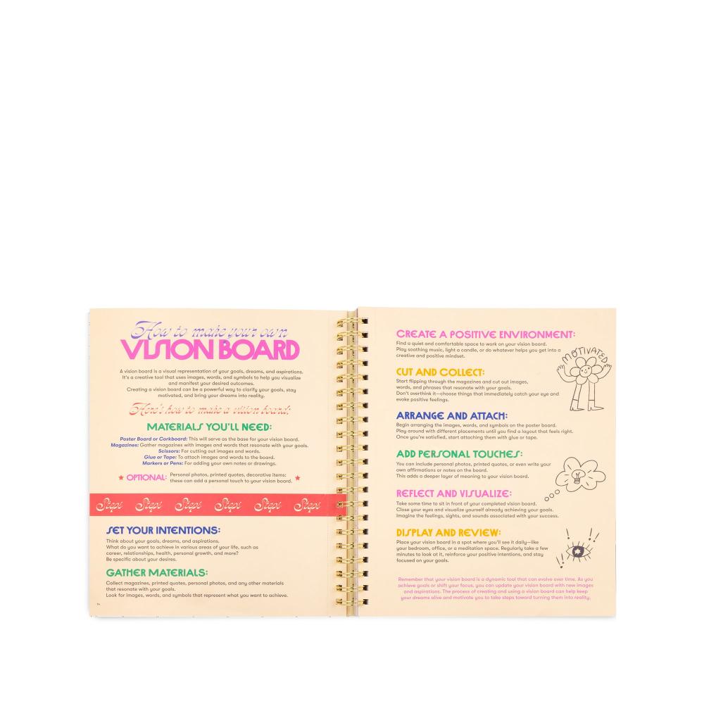 Ban.do Art Odyssey Perforated Coloring Book with Art Prompts and Stickers