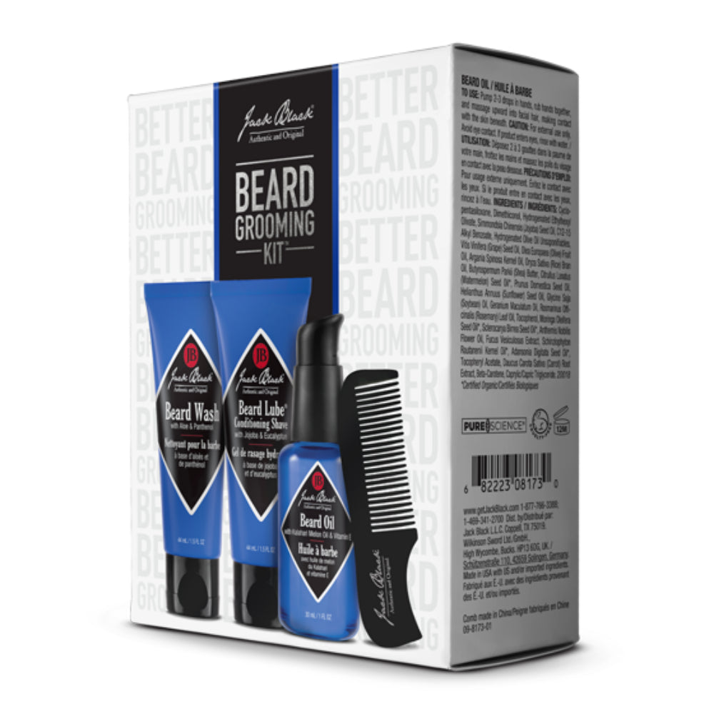 Jack Black Professional Beard Grooming Kit for All Types of Facial Hair