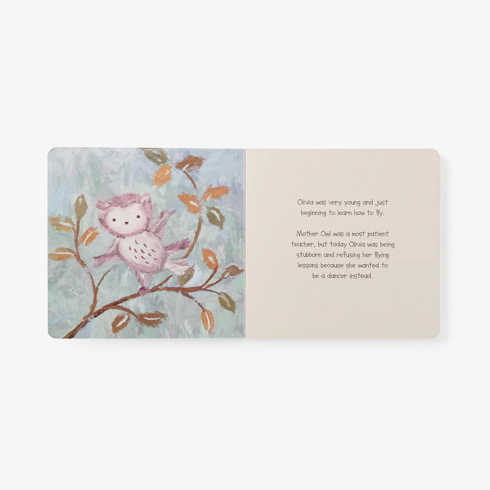 Exquisite Baby Olivia Owl Hand - Illustrated Board Book