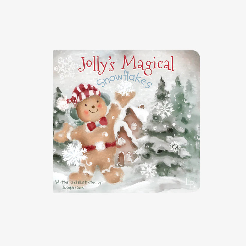 Exquisite Baby's Jolly's Enchanting Snowflakes Board Book for Holiday Reading