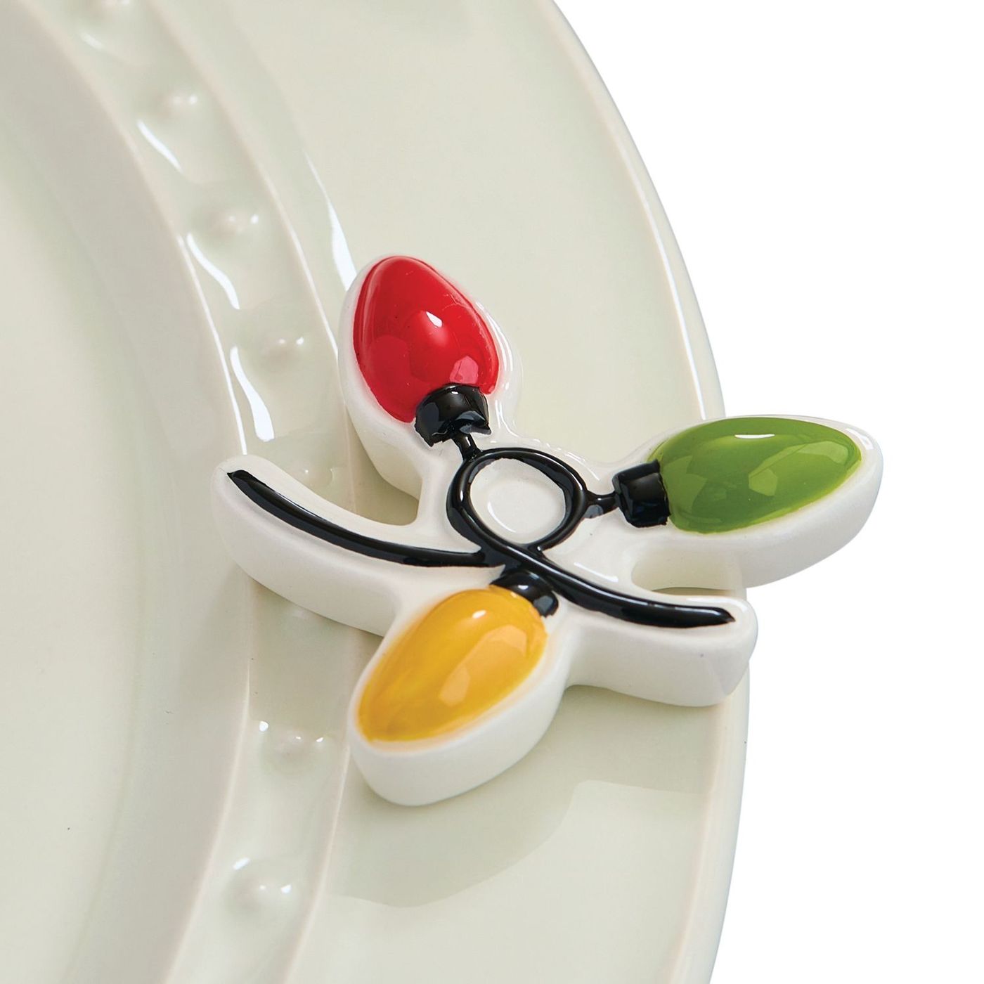 Nora Fleming Festive Get Lit Mini with Holiday String Lights