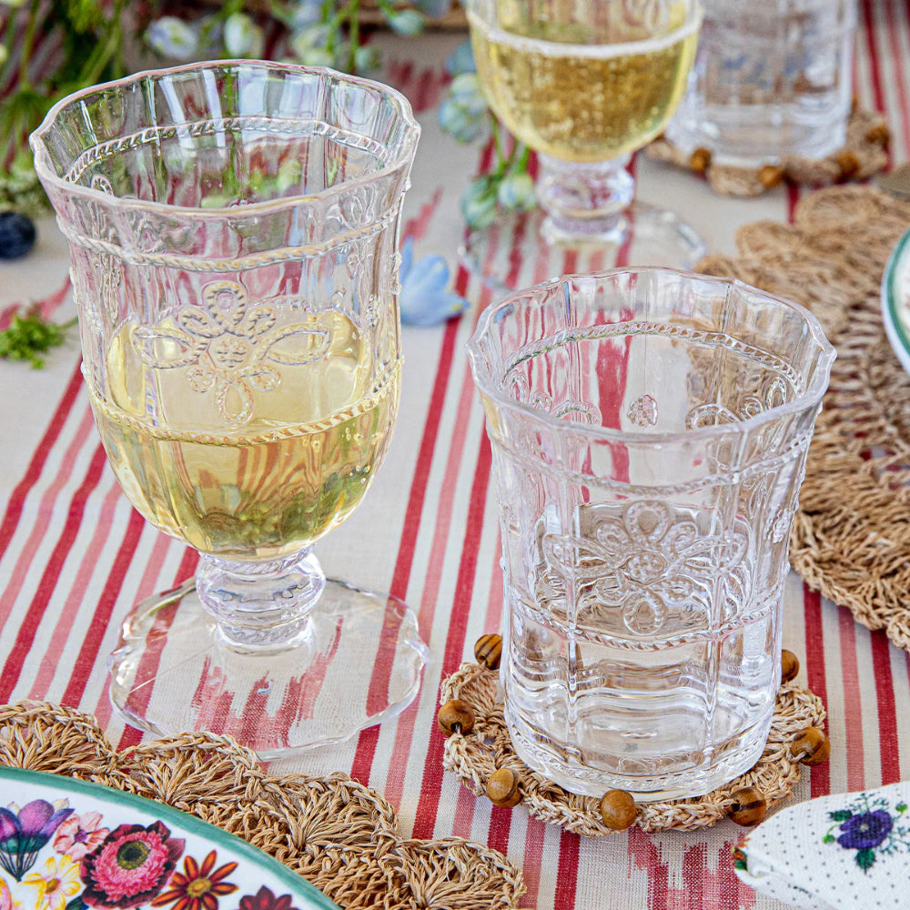 Juliska Colette Shatterproof Acrylic Tumbler with Jardins Du Monde Motif