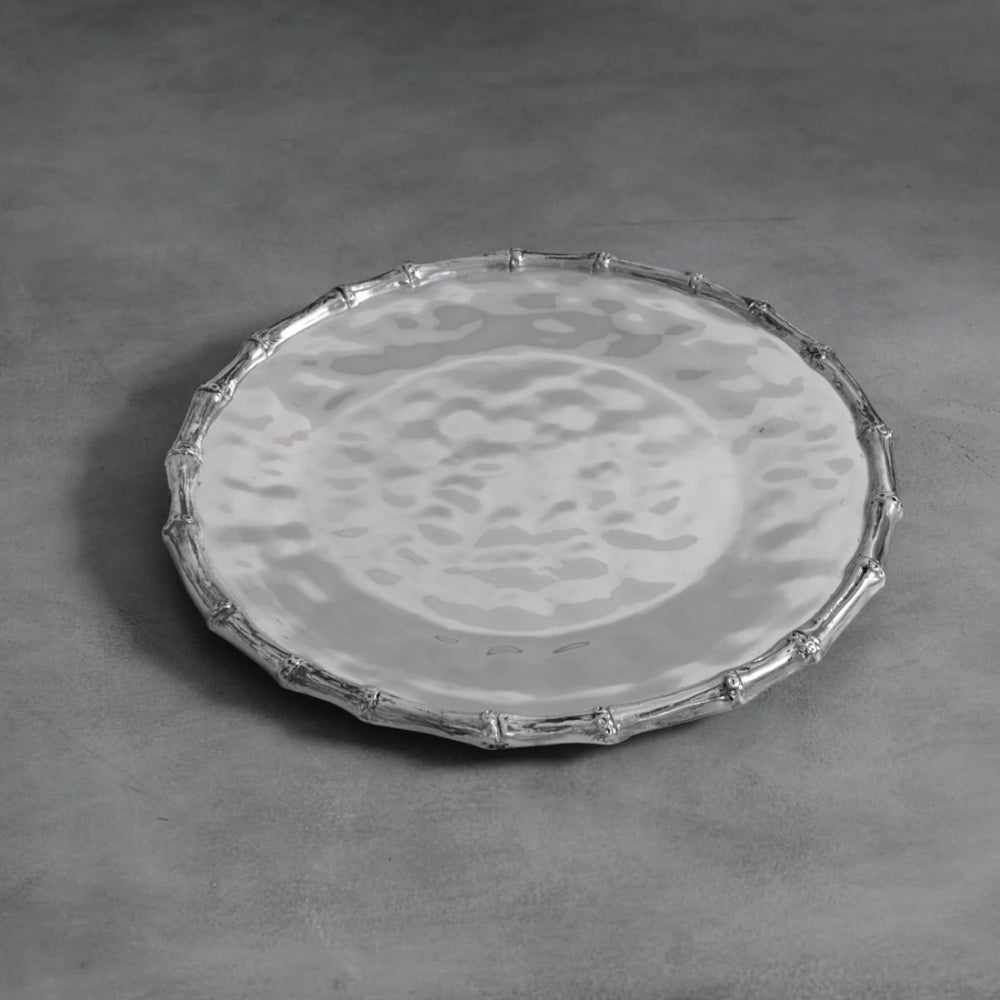 Beatriz Ball's Exquisite Garden-Style Bamboo-Inspired Round Serving Tray