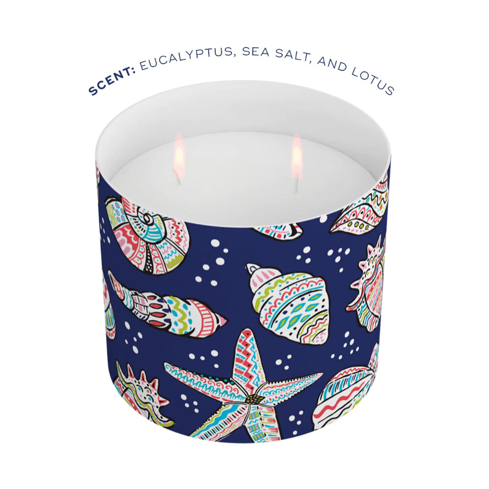 Annapolis Candle x SCOUT Shellebrity 2-Wick Natural Coconut & Soy Wax Candle