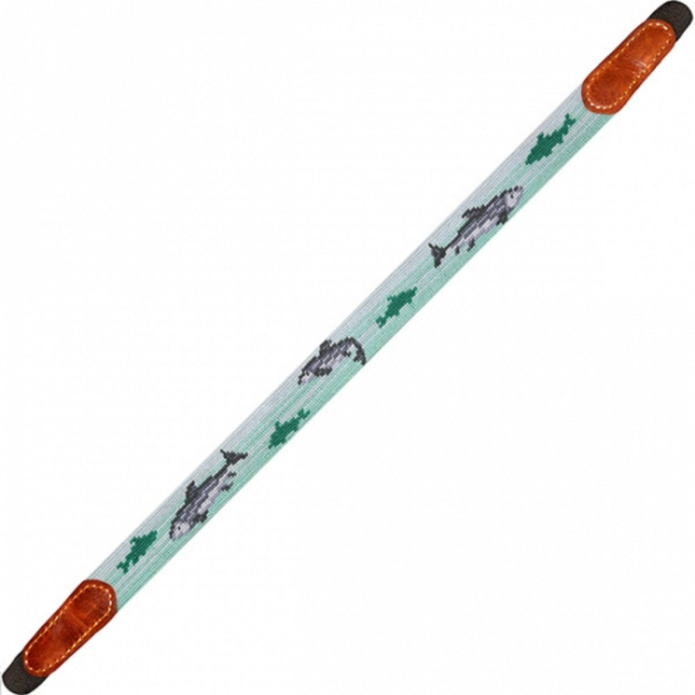 Smathers & Branson Stylish Bonefish Flats Hand - stitched Needlepoint Sunglass Strap