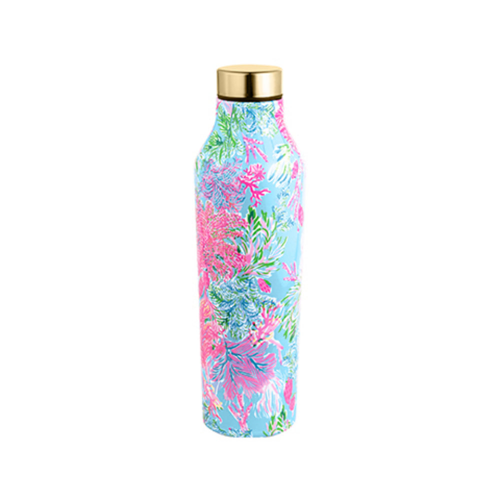 20oz Stylish Lilly Pulitzer Double - Wall Stainless Steel Water Bottle