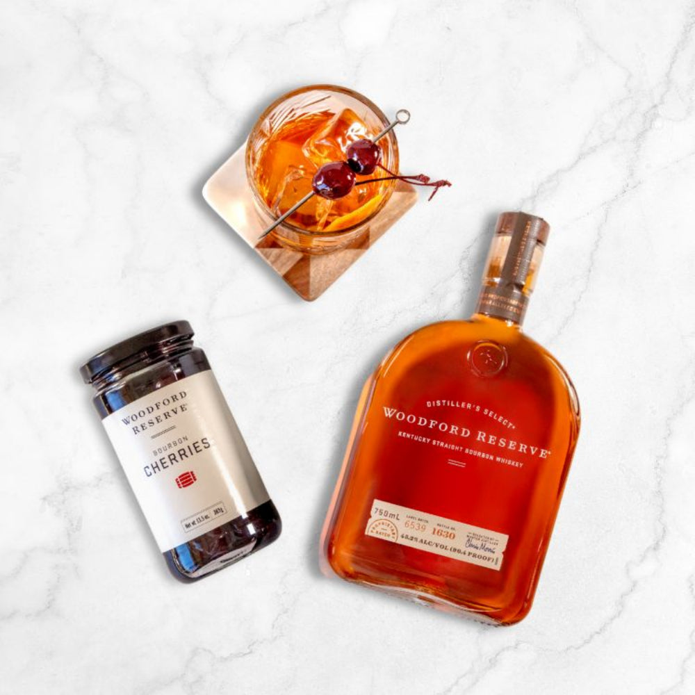 Woodford Reserve® Premium Bourbon - Infused Cocktail Cherries, 13.5 - ounce Jar