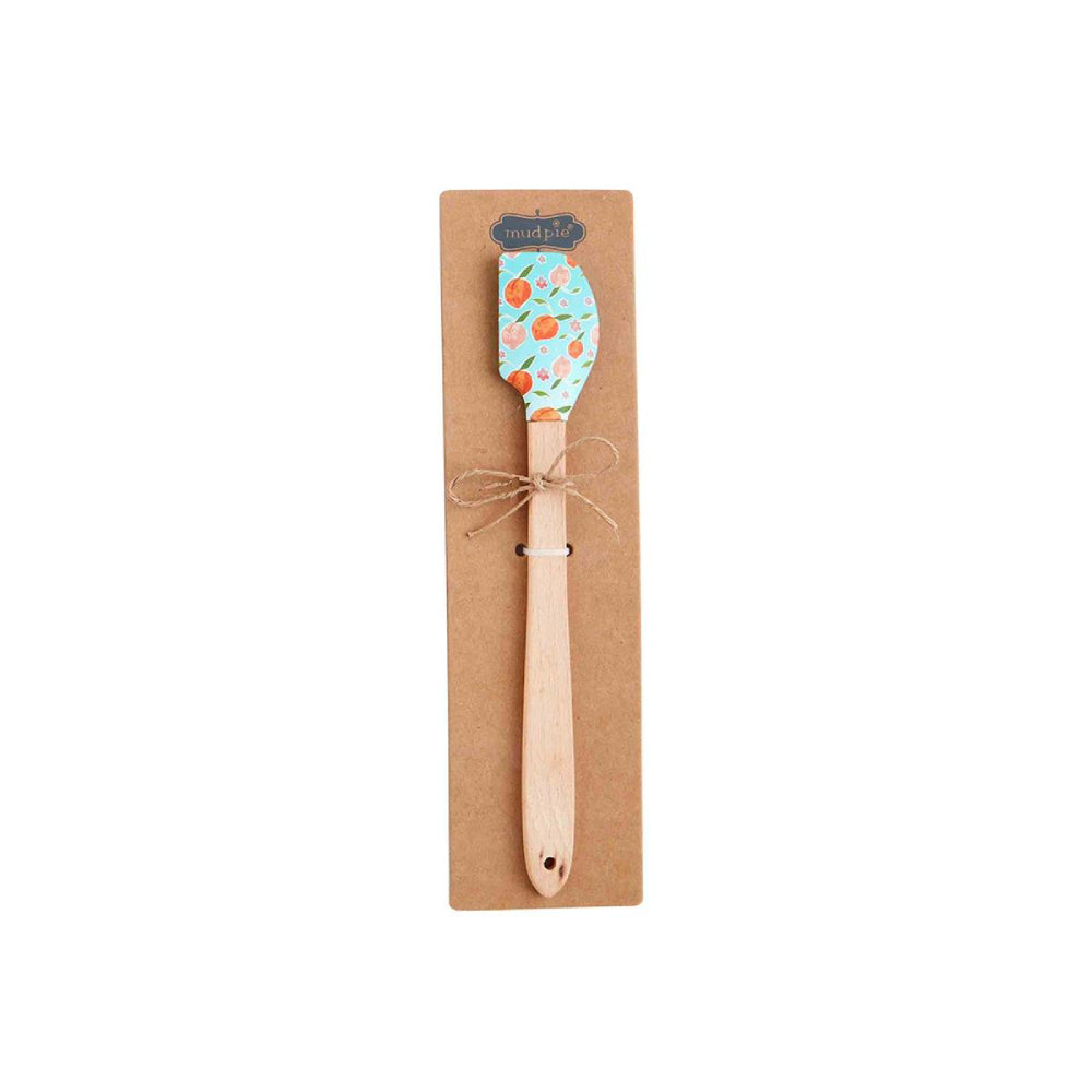 Mud Pie Mini Fruit - Shaped Wood and Silicone Spatula for Kitchen Use