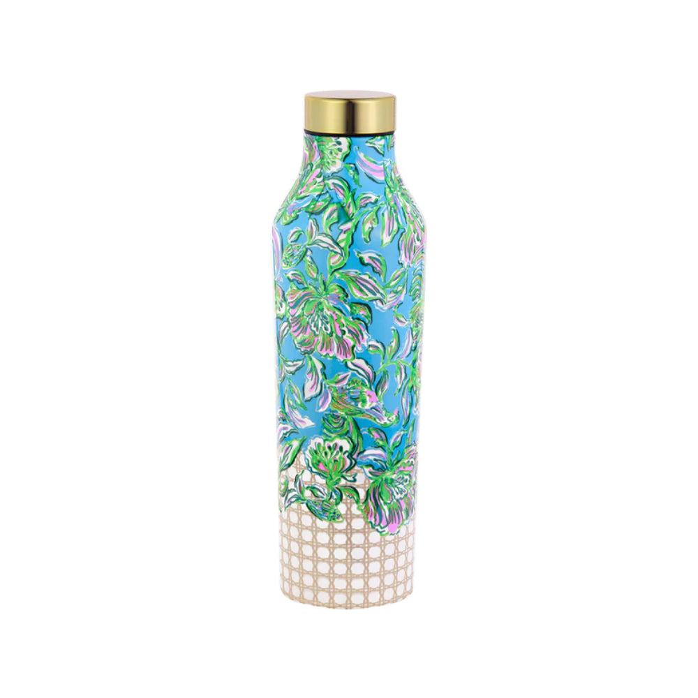 20oz Stylish Lilly Pulitzer Double - Wall Stainless Steel Water Bottle