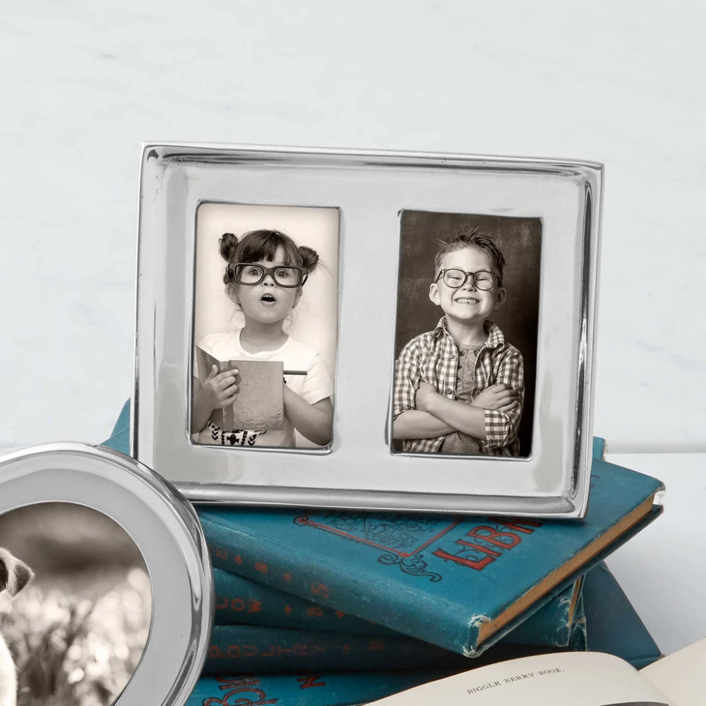 Mariposa Brand Double Picture Frame for Special Occasions
