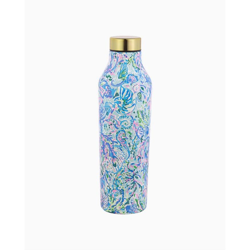 20oz Stylish Lilly Pulitzer Double - Wall Stainless Steel Water Bottle