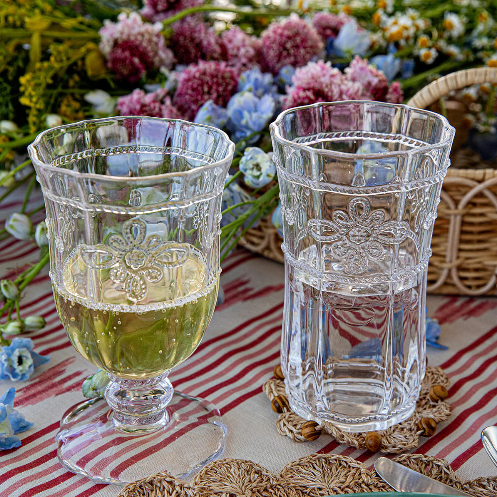 Juliska Colette Shatterproof Acrylic Tumbler with Jardins Du Monde Motif